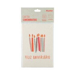 Cartão Comemorativo Panvel Acessórios Feliz Aniversário