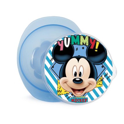 PRATO COM VENTOSA E TAMPA BABY GO MICKEY 