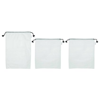 CONJUNTO DE SACOLAS DE NYLON PANVEL ACESSÓRIOS 3 UNIDADES