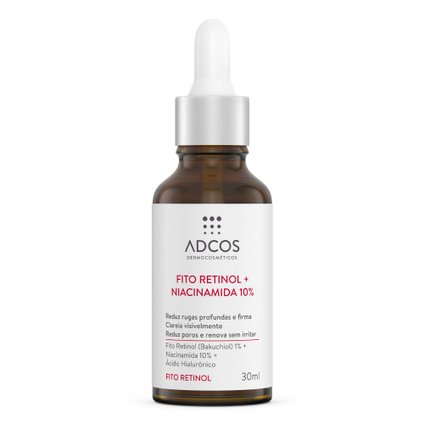 SÉRUM FACIAL ANTI-IDADE ADCOS NIACINAMIDA FITO RETINOL 30ML