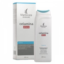 Shampoo Antioleosidade E Anticaspa Celamina Zinco 200ml