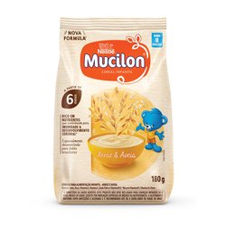 Cereal Infantil Mucilon Arroz E Aveia Integral 180g