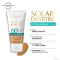 PROTETOR SOLAR FACIAL LORÉAL PARIS SOLAR EXPERTISE ANTIOLEOSIDADE FPS60 COR 3.0 MÉDIA 40G