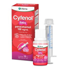 CYFENOL BABY 100MG/ML SERINGA 15ML
