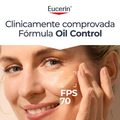 PROTETOR SOLAR FACIAL ANTIOLEOSIDADE EUCERIN OIL CONTROL FPS70 COR CLARA CREME GEL 50ML