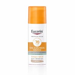 Protetor Solar Facial Eucerin Oil Control Cor Média Fps70 50ml