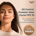 PROTETOR SOLAR FACIAL EUCERIN OIL CONTROL COR MÉDIA FPS70 50ML