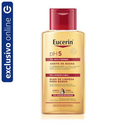 Oléo De Limpeza Para Banho Eucerin Ph5 200ml