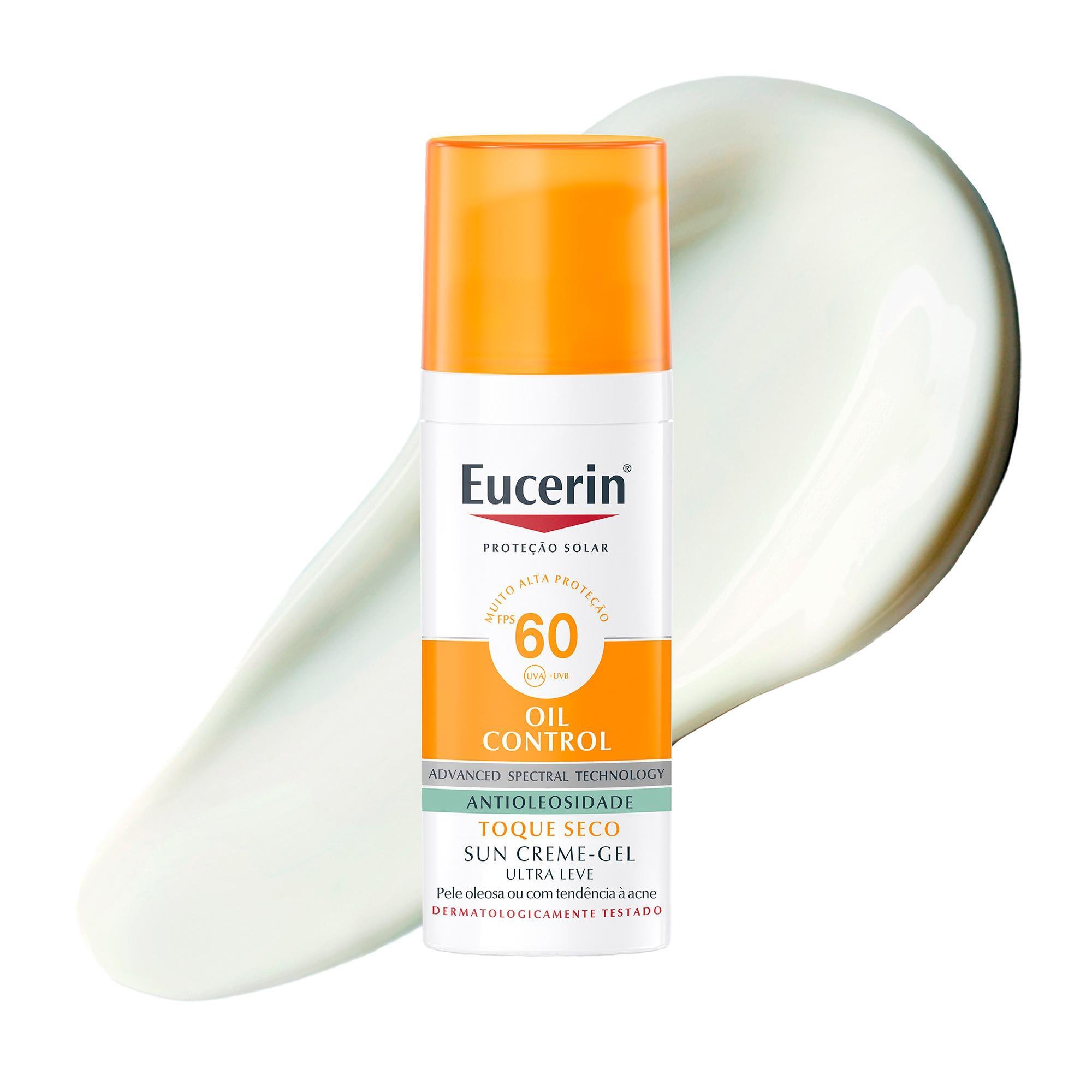 Protetor Solar Facial Eucerin Creme-gel Oil Control Fps60 50ml
