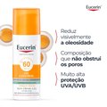 PROTETOR SOLAR FACIAL EUCERIN CREME-GEL OIL CONTROL FPS60 50ML