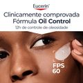 PROTETOR SOLAR FACIAL ANTIOLEOSIDADE EUCERIN OIL CONTROL FPS60 SEM COR CREME GEL 50ML
