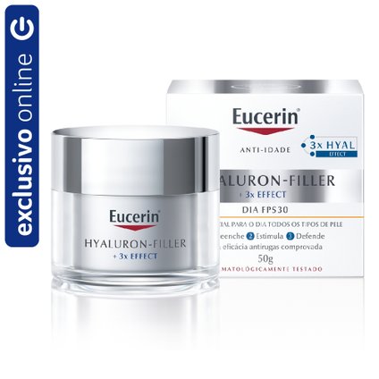 CREME FACIAL ANTI-IDADE EUCERIN HYALURON-FILLER DIA FPS30 50ML