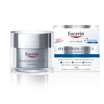 CREME FACIAL ANTI-IDADE EUCERIN HYALURON-FILLER NOTURNO 50G