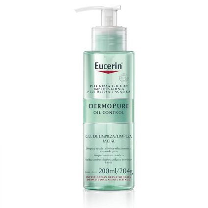 GEL DE LIMPEZA FACIAL GENTIL EUCERIN DERMOPURE 200ML