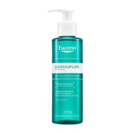 GEL DE LIMPEZA FACIAL GENTIL EUCERIN DERMOPURE CLINICAL 200ML