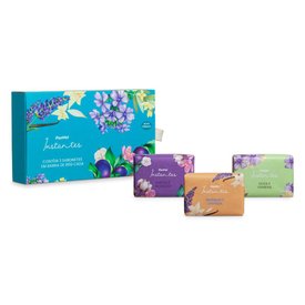 KIT SABONETES EM BARRA PANVEL INSTANTES SORTIDOS 3 UNIDADES - 80G CADA