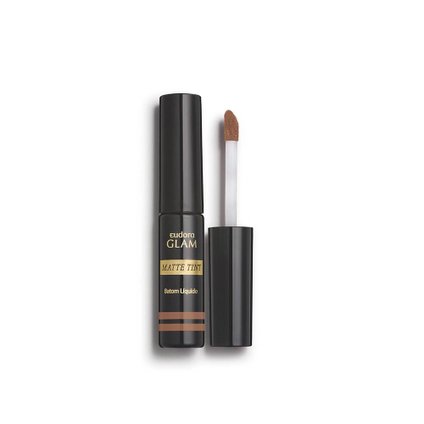 BATOM LÍQUIDO EUDORA GLAM MATTE TINT NUDE CLASSICO 4G
