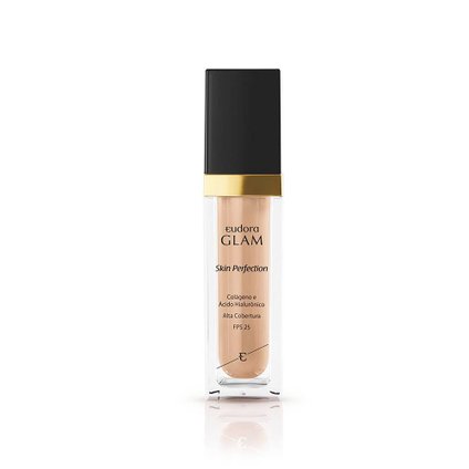 BASE LÍQUIDA EUDORA GLAM SKIN PERFECTION COR 00 30ML