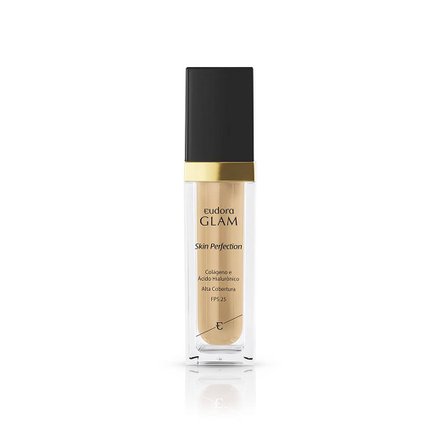 BASE LÍQUIDA EUDORA GLAM SKIN PERFECTION COR 10 30ML