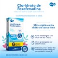 CLORIDRATO FEXOFENADINA 120MG 10 COMPRIMIDOS EMS GENÉRICO