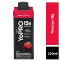 BEBIDA LÁCTEA YOPRO MORANGO 15G 250ML