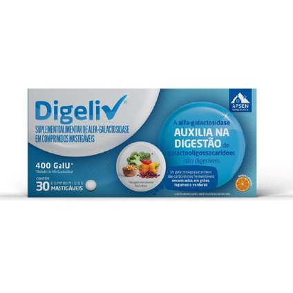 DIGELIV 30 COMPRIMIDOS MASTIGÁVEIS
