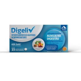 DIGELIV 15 COMPRIMIDOS MASTIGÁVEIS