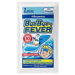 Compressa Para Alivio De Febre Criancas Bye Bye Fever Com 2 Unidades