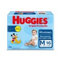 FRALDA HUGGIES TRIPLA PROTEÇÃO JUMBINHO M COM 16 UNIDADES