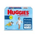 FRALDA HUGGIES TRIPLA PROTEÇÃO JUMBINHO XG COM 12 UNIDADES