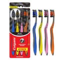 ESCOVA DENTAL COLGATE ZIGZAG CARVÃO 4 UNIDADES
