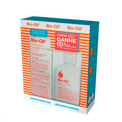 KIT BIO OIL ÓLEO CORPOTAL 200ML E LOÇÃO HIDRATANTE CORPORAL 175ML