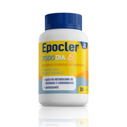 SUPLEMENTO ALIMENTAR EPOCLER TODO DIA 30 COMPRIMIDOS
