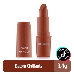 Batom Panvel Make Up Cintilante Marrom Bronze