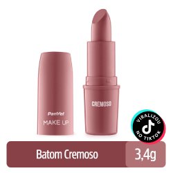 Batom Panvel Make Up Cremoso Nude Chic