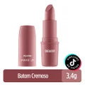 Kit Panvel Lápis Para Contorno Labial Malva Delicado Make Up 1G + Lip Oil Lush 3,5Ml + Batom Cremoso Nude Chic