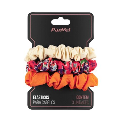 TRIO DE SCRUNCHIE PARA CABELO SLIM PANVEL ACESSÓRIOS COLEÇÃO DREAMS
