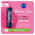 HIDRATANTE LABIAL NIVEA HIDRA COLOR FPS30 2 EM 1 ROSA PINK 4,8G