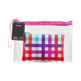CONJUNTO DE NÉCESSAIRE ESTAMPADA PANVEL ACESSÓRIOS COLEÇÃO DREAM 2 UNIDADES