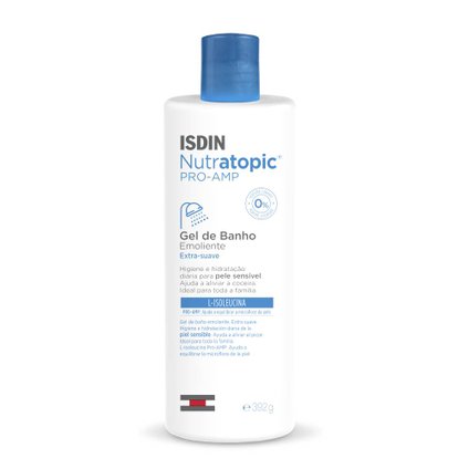 GEL DE BANHO ISDIN PARA PELE SENSÍVEL NUTRATOPIC 400ML