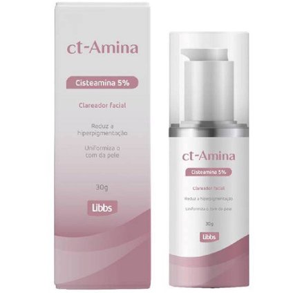CREME FACIAL CLAREADOR CT-AMINA 30G