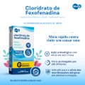 CLORIDRATO DE FEXOFENADINA 180MG 10 COMPRIMIDOS REVESTIDOS EMS GENÉRICO