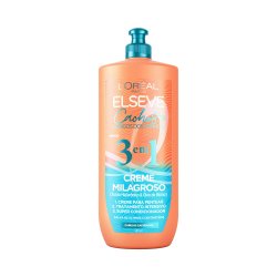 Creme Milagroso 3 Em 1 L'oréal Paris Elseve Cachos Longos Dos Sonhos 500ml