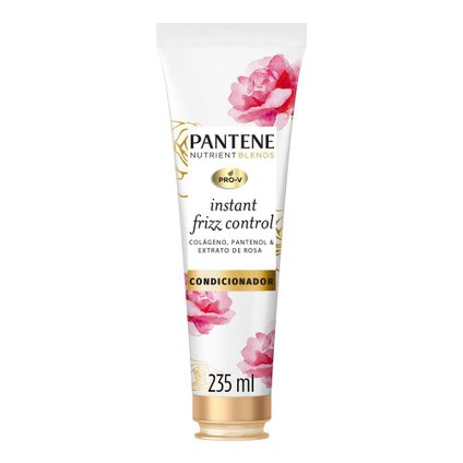 CONDICIONADOR PANTENE NUTRIENT BLENDS INSTANT FRIZZ CONTROL COLÁGENO PANTENOL & EXTRATO DE ROSA  235