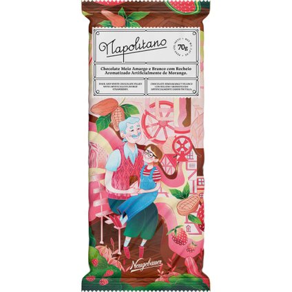 CHOCOLATE BARRA NAPOLITANO NEUGEBAUER 70G
