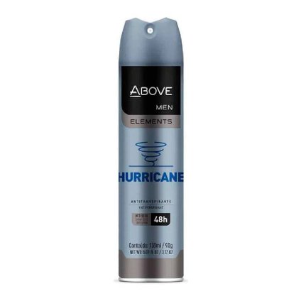 DESODORANTE AEROSSOL ABOVE ELEMENTS HURRICANE 150ML