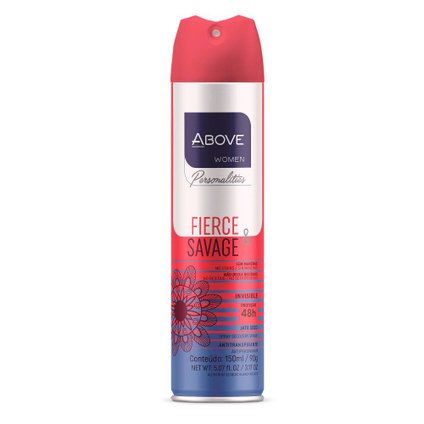 DESODORANTE AEROSSOL ABOVE PERSONALITIES FIERCE  SAVAGE 150ML