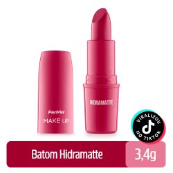 Batom Hidramatte Vermelho Melancia Panvel Make Up 3,4g