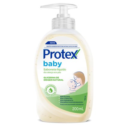 SABONETE LÍQUIDO PROTEX BABY GLICERINADO 200ML