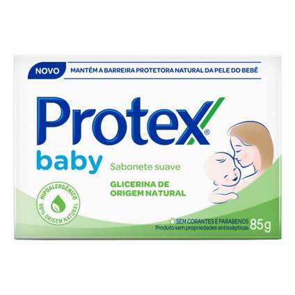 SABONETE EM BARRA PROTEX BABY GLICERINADO 85G